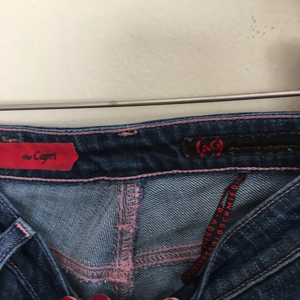 AG | The Capri Medium Wash Distressed Jeans | 24R - Picture 6 of 7